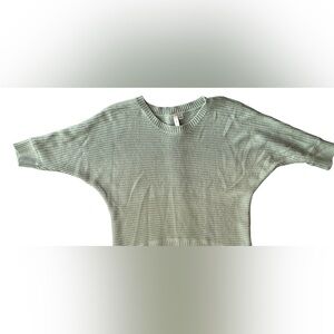 Misia Sage Green Knit Crewneck Sweater